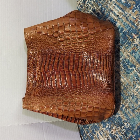 Brahmin Tan Crocodile Embossed Hobo Bag - Picture 8 of 12